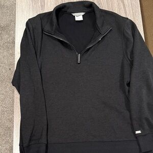 Men's Black Half-Zip Sweater